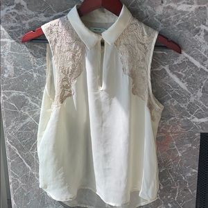 Urban Outfitters Kimchi Blue Cream Blouse